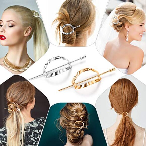 10 Metal Hair Pins For Updos Styling Tools Accessories main image 4